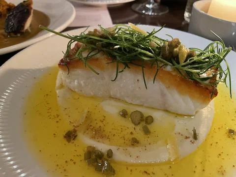 Fish steak Stock Photos