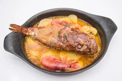 Fish stew 스톡 사진