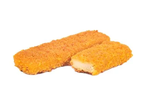 Fish stick with half Stock Photos