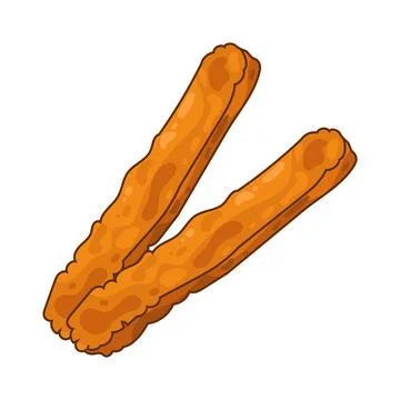 Fish Sticks illustration Stock Illustration