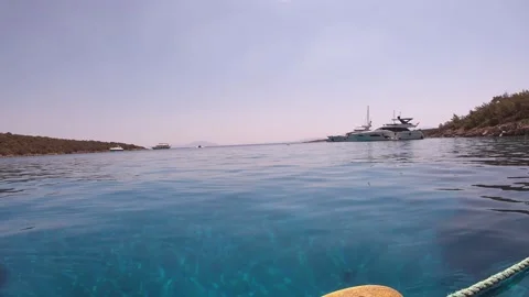 Fish swimming under the deep blue sea Stock Footage 172013839