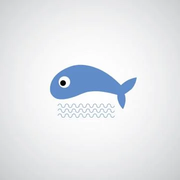 Fish symbol Stock Illustration