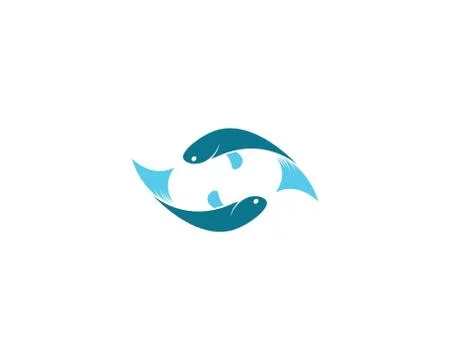 Fish symbol illustration Stock Illustration