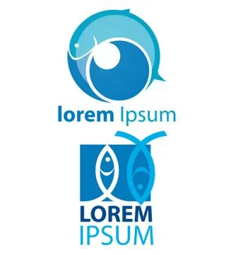 Fish symbol set Stock-Illustration