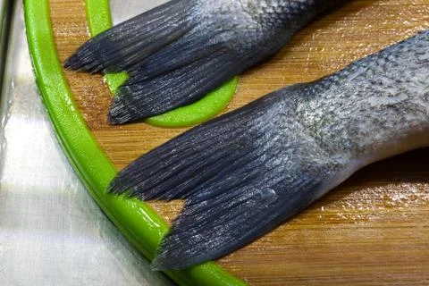 Fish tails Stock Photos