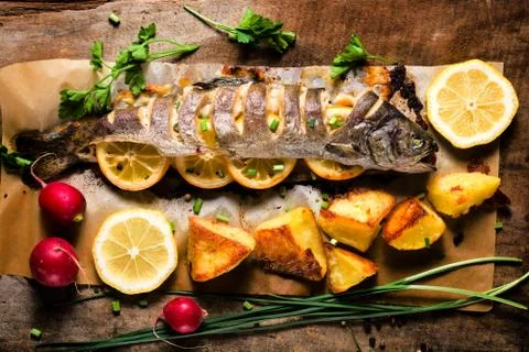 Fish time Stock Photos