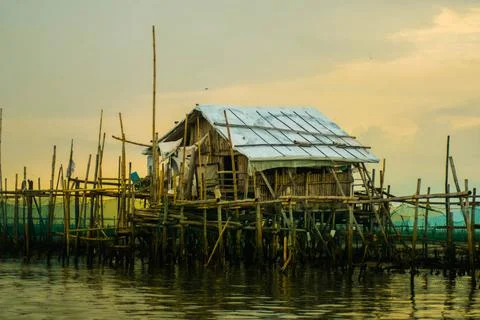 Fish traps Stock Photos