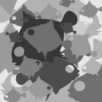 Fish vector background Stock Illustration