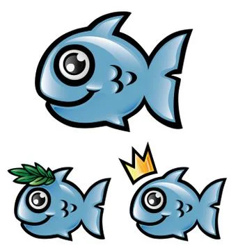 Fish vector cartoon Stockillustratie