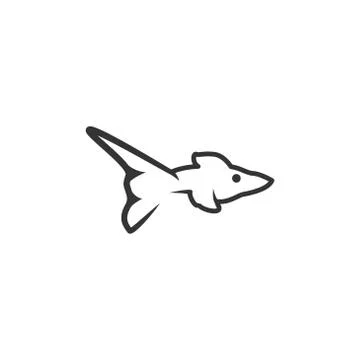 Fish vector design template illustration Stock-Illustration