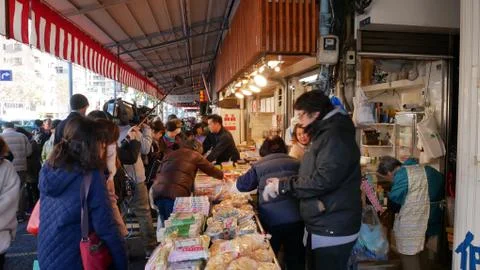 The Fish Vendor Interview Stock Photos