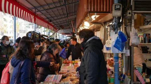 The Fish Vendor Interview Stock Photos
