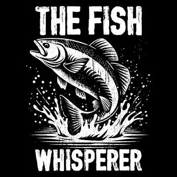 The fish whisperer Stock Illustration