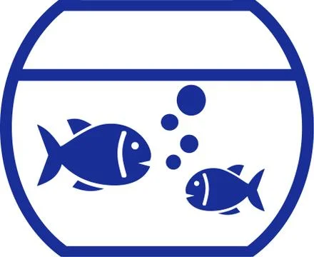 Fish2 glas Stock Illustration