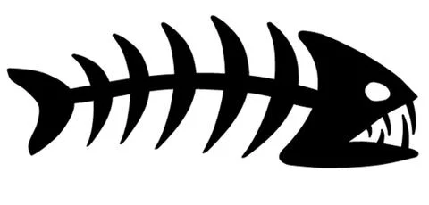 Fishbone 库存插图