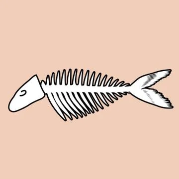 Fishbone 스톡 일러스트