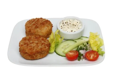 Fishcakes Stock Photos
