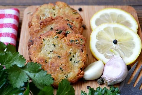 Fishcakes Stock Photos