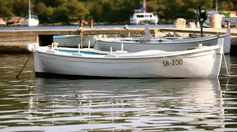 Fisher boat 01 Stock Footage 12567089