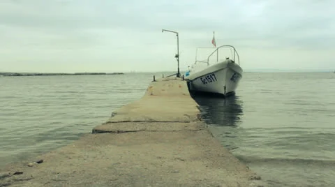 Fisher Boat 01 Stock Footage 25926625