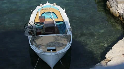 Fisher boat 04 Stock Footage 12562532