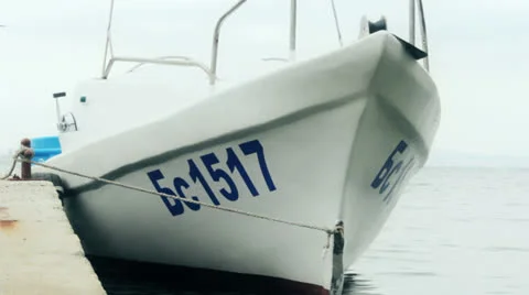 Fisher Boat 04 Stock Footage 25938434