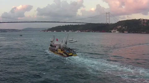 Fisher Boat Stock Footage 43266728