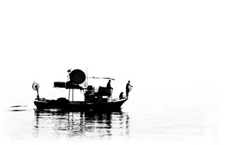 Fisher boat Stock Photos