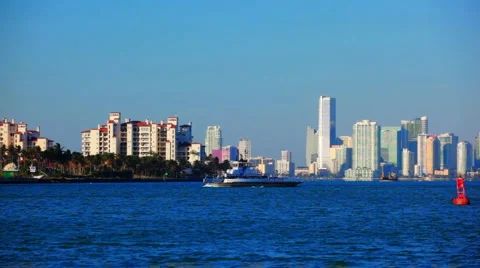 Fisher island ferry Video stock 1047017