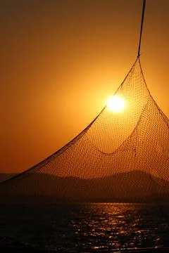 Fisher net Stock Photos