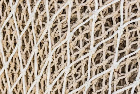 Fisher net texture, close-up Stock Photos