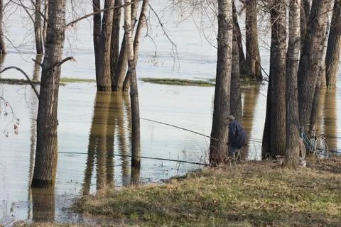 The fisher 스톡 사진