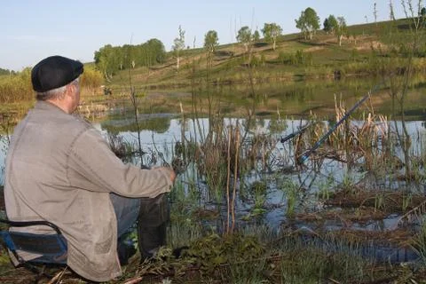 The fisher 스톡 사진