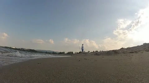 Fisher sea Stock Footage 11148333