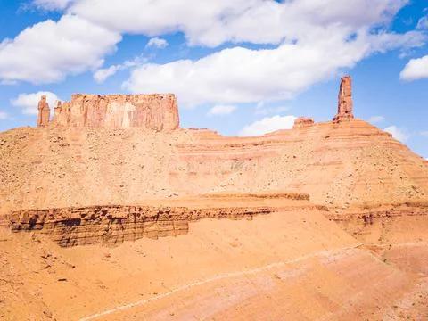 Fisher Tower of Moab, Utah Stock Photos