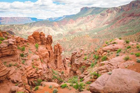 Fisher Tower of Moab, Utah Foto stock
