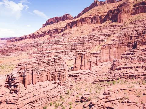 Fisher Tower of Moab, Utah Foto stock