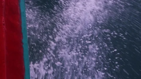 Fisherboat speeding on the ocean 動画素材 138667841