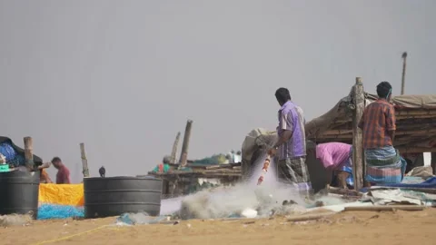 Fisherman 1 Video stock 144583868