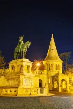 Fisherman bastion in Budapest, Hungary Stock Photos