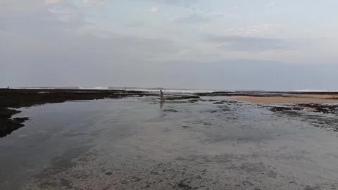Fisherman at beach, Garut, West Java, Indonesia Stock Footage 274532604