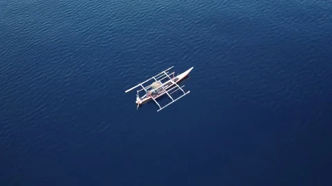 Fisherman on bluesea Video stock 237206269