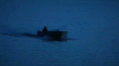 Fisherman boat  스톡 동영상 845662