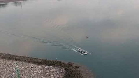 Fisherman Boat Stock Footage 126076540