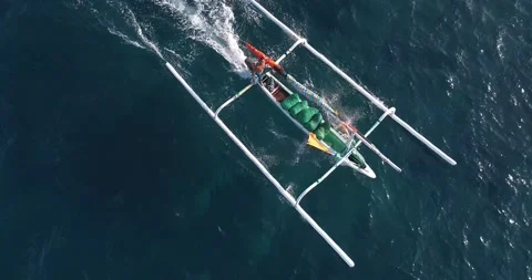 Fisherman boat Stock Footage 145199552