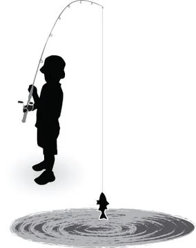 Fisherman Boy Stock Illustration