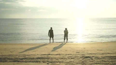 Fisherman with the fish net Stock Footage 130918113