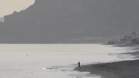 Fisherman fishing Stock Footage 148380448
