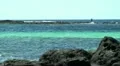 A fisherman fishing in the sea of Fuerteventura HD Footage