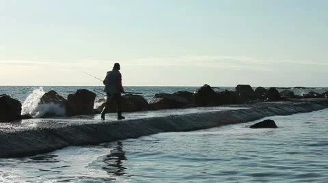 Fisherman Stock Footage 10703743